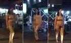 午夜惊魂 温州一名全裸女漫游街头 吓跑过路行人(图)