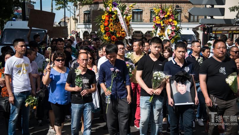 Une marche avait été organisée suite à la mort de Zhang Chaolin