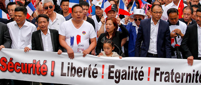 La communauté chinoise de Seine-Saint-Denis mobilisée contre les agressions racistes.