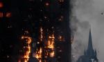 伦敦公寓恐怖大火灾情严重 大楼几乎被烧光【图】