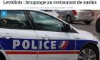 大巴黎92区Levallois一家华人日餐被抢劫【图】