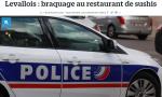 大巴黎92区Levallois一家华人日餐被抢劫【图】